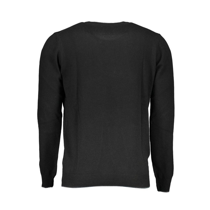 North Sails Black Wool Sweater - Durable and Stylish