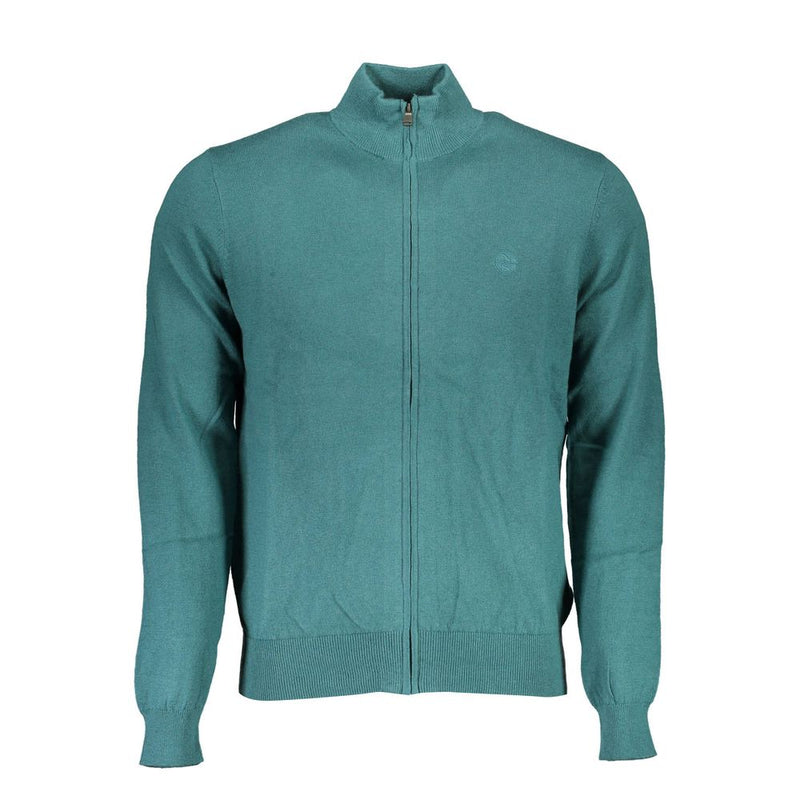 North Sails Green Cotton Sweater - Eco-Friendly Comfort