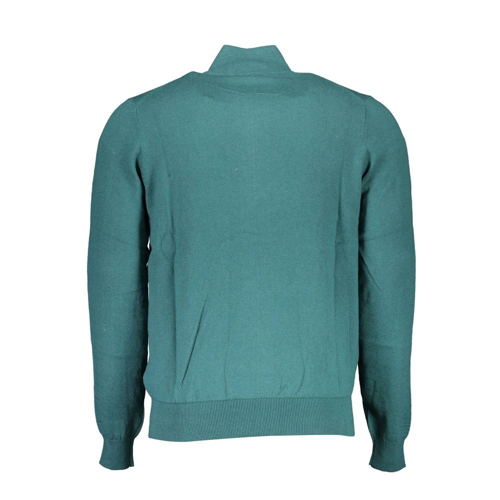 North Sails Green Cotton Sweater - Eco-Friendly Comfort