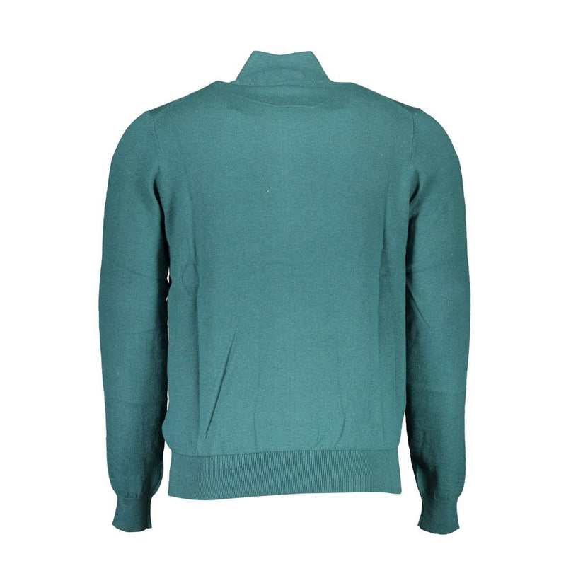 North Sails Green Cotton Sweater - Eco-Friendly Comfort