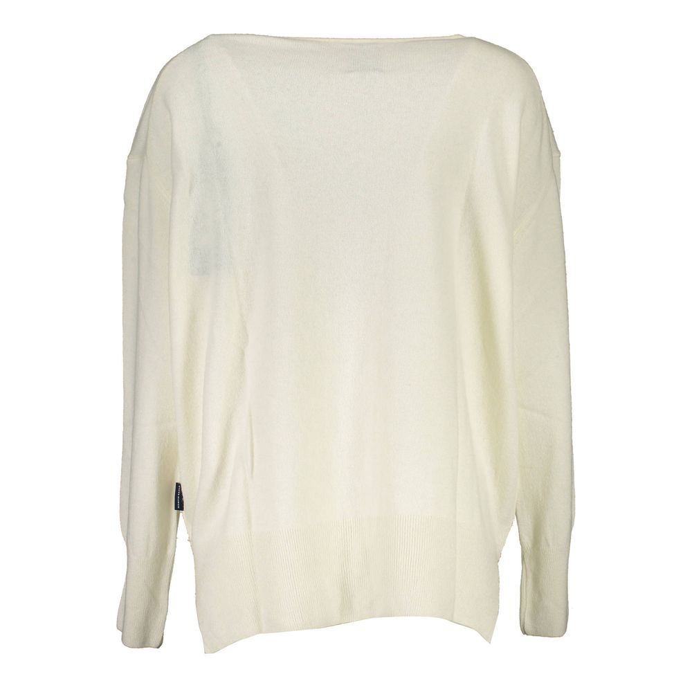 North Sails White Wool Sweater - Élégant et Durable