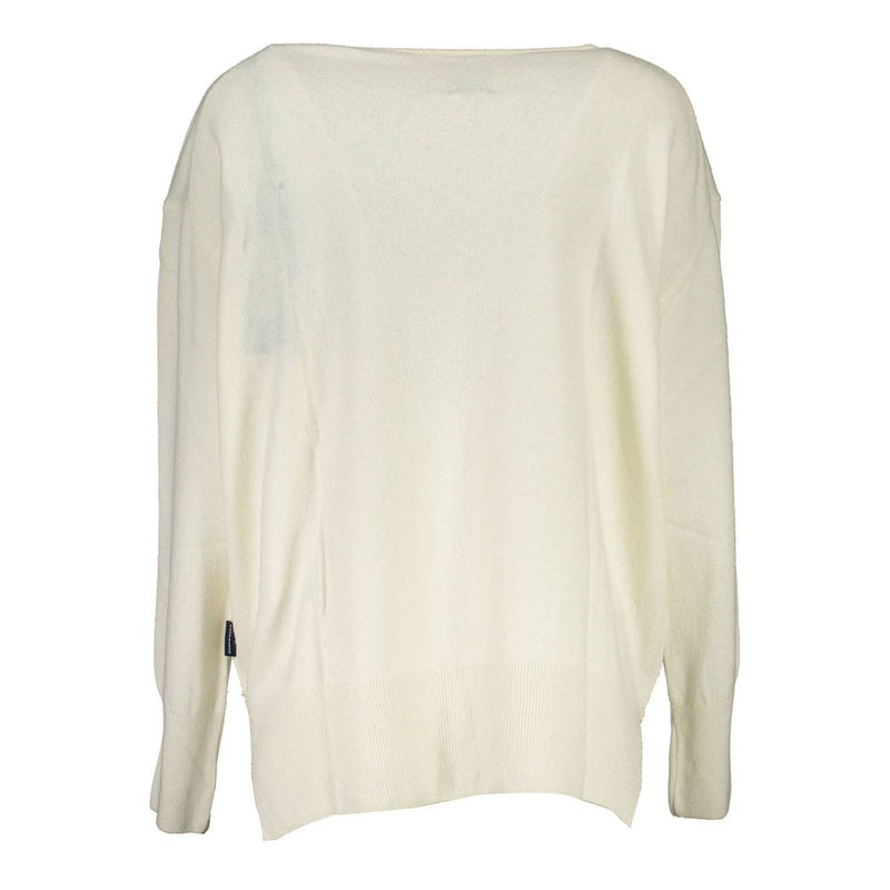 North Sails White Wool Sweater - Stylish & Sustainable