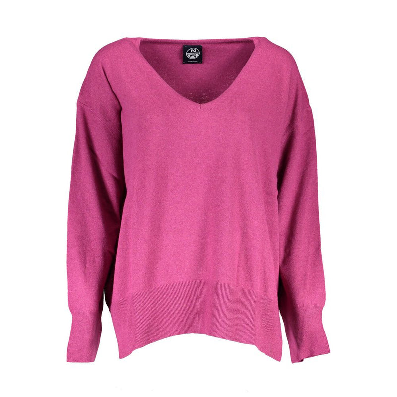 North Sails Purple Wool Sweater - Stylish & Sustainable