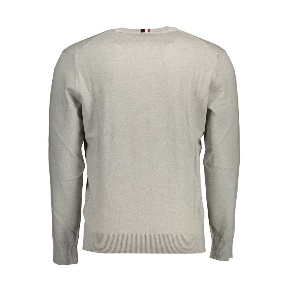 U.S. POLO ASSN. Gray Cotton Sweater - Comfortable & Stylish