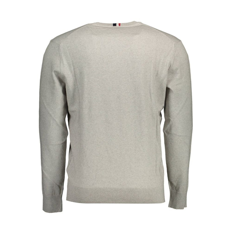 U.S. POLO ASSN. Gray Cotton Sweater - Comfortable & Stylish