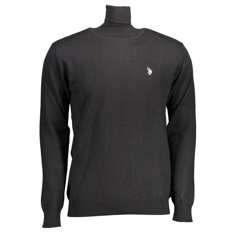 US POLO ASSN. Zwarte katoenen trui