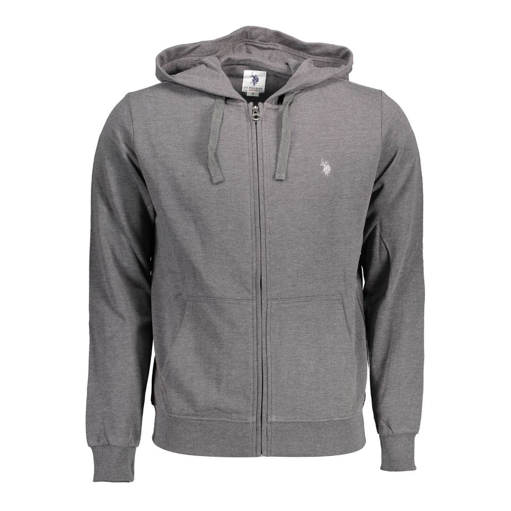 U.S. POLO ASSN. Gray Cotton Men Sweater - Stylish & Comfortable