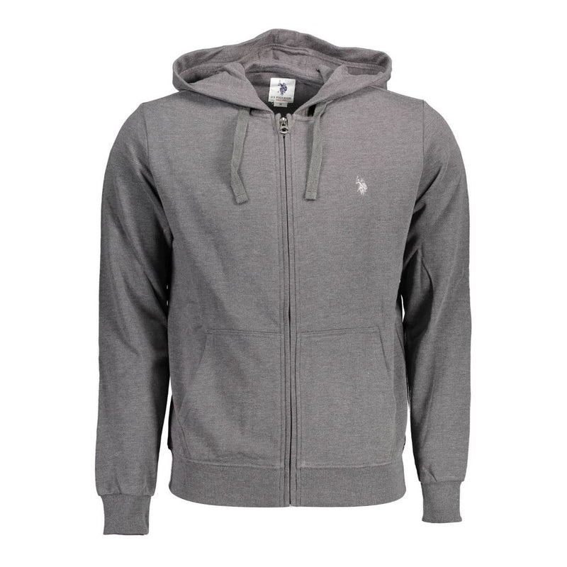 U.S. POLO ASSN. Gray Cotton Men Sweater - Stylish & Comfortable