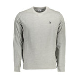 U.S. POLO ASSN. Gray Cotton Men Sweater - Stylish Comfort