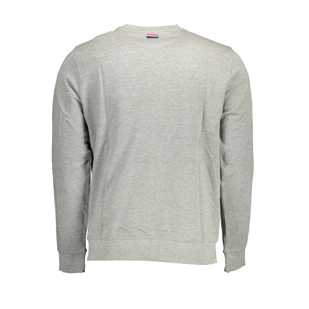 U.S. POLO ASSN. Gray Cotton Men Sweater - Stylish Comfort