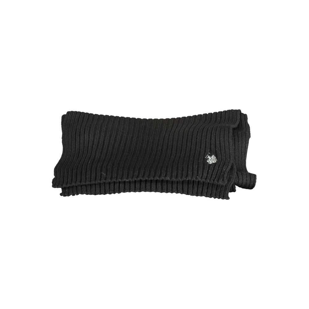 Écharpe en Laine Noire U.S. POLO ASSN.