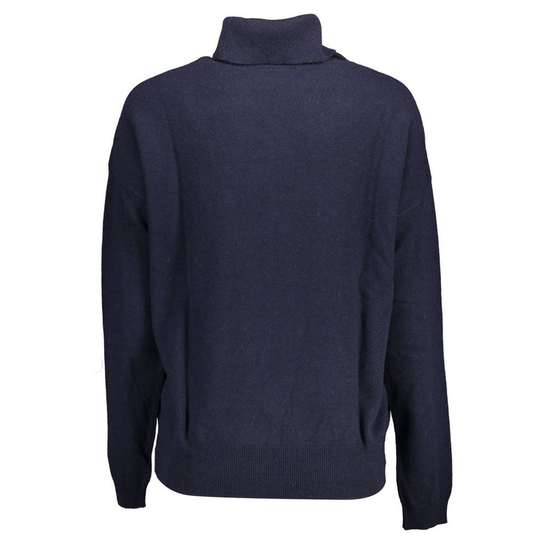 U.S. POLO ASSN. Blue Wool Sweater - Elegant Turtleneck Style