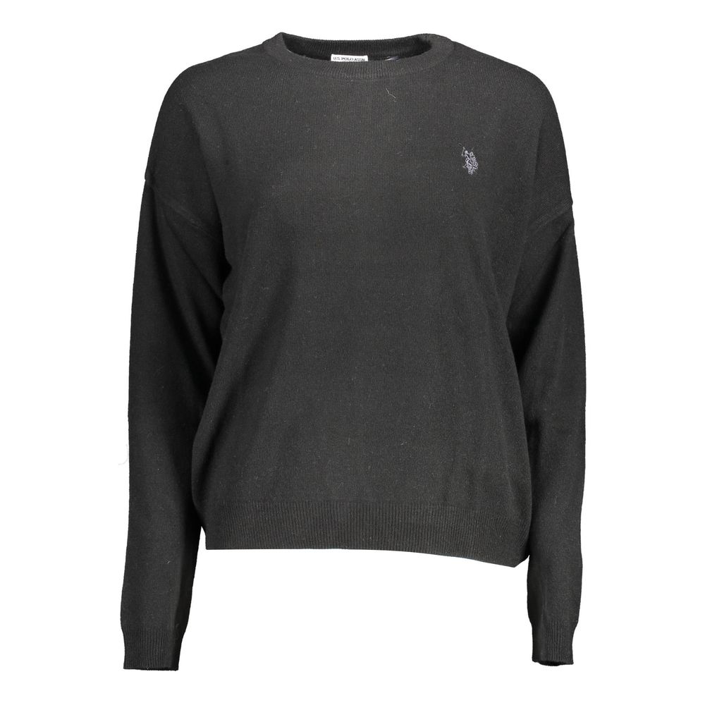 U.S. POLO ASSN. Black Wool Sweater - Comfort & Style