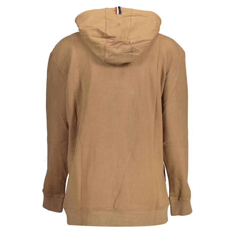 U.S. POLO ASSN. Brown Cotton Women Sweater - Sporty Elegance