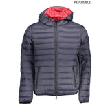 U.S. POLO ASSN. Veste réversible en nylon bleu et rouge