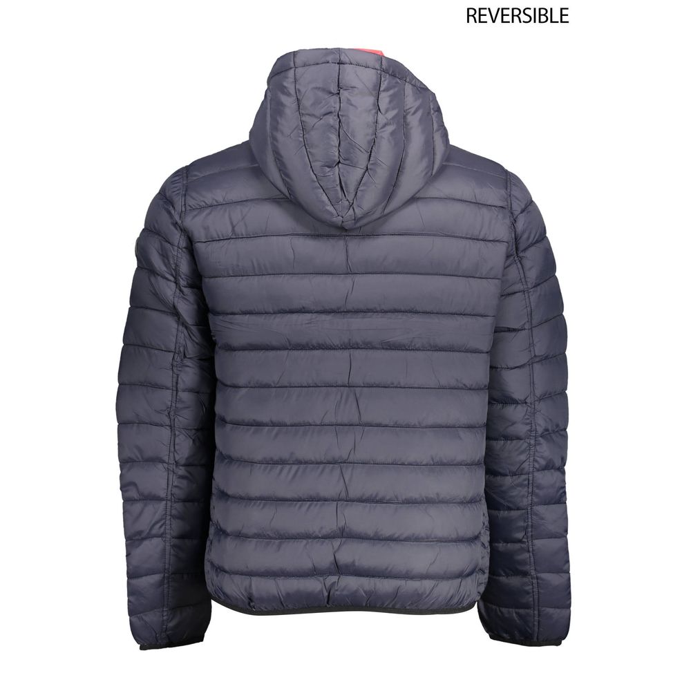 U.S. POLO ASSN. Veste réversible en nylon bleu et rouge