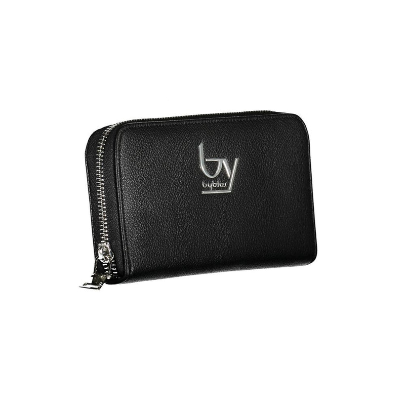 BYBLOS Black Polyethylene Wallet - Élégance et Praticité
