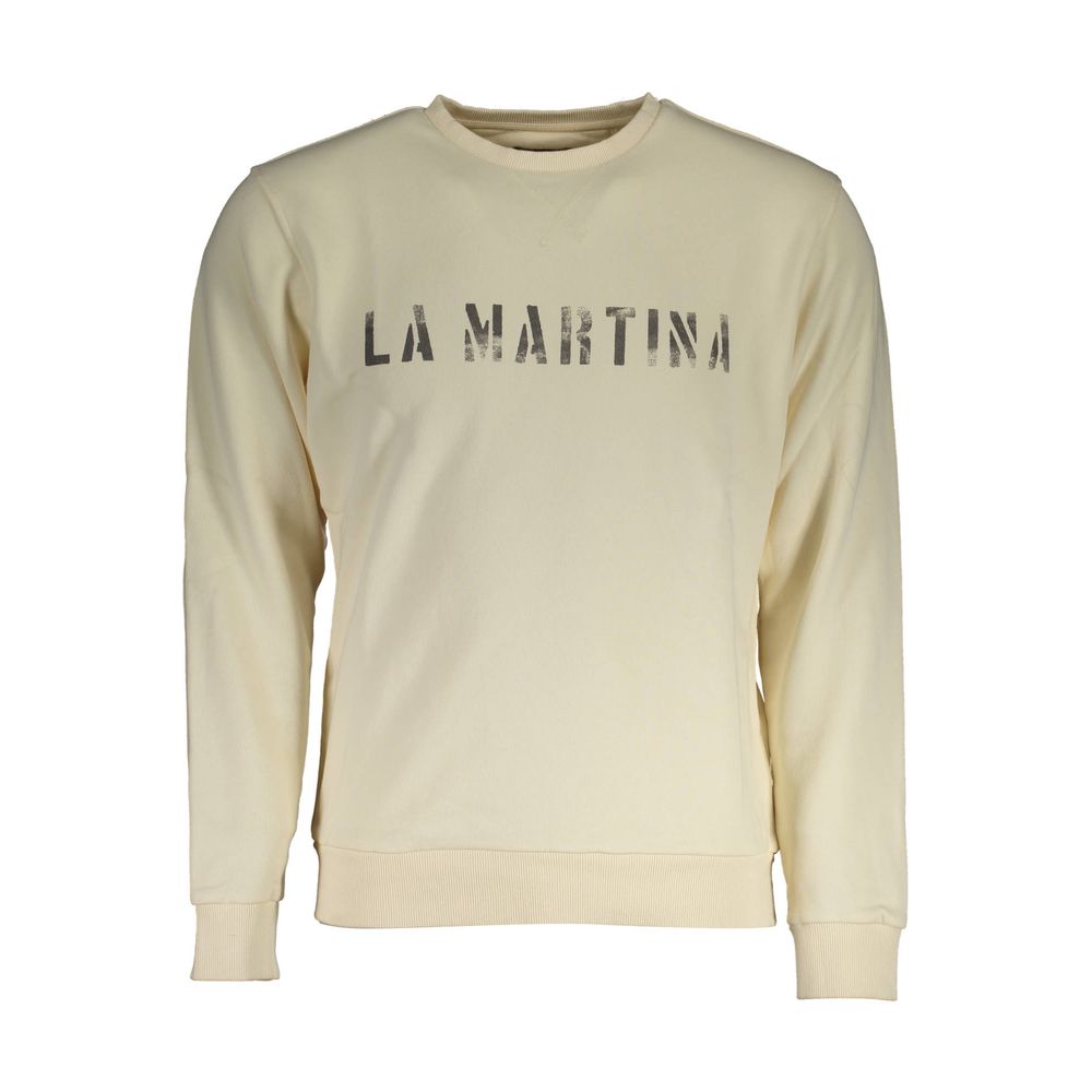 Sweatshirt en Coton Blanc La Martina pour Homme