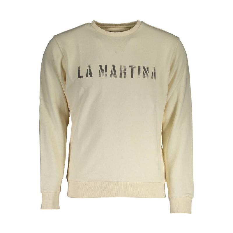 Sweatshirt en Coton Blanc La Martina pour Homme