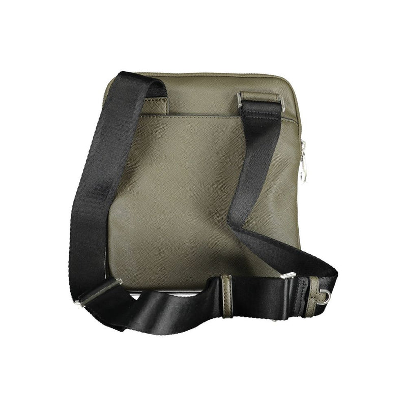 Guess Jeans Green Polyamide Shoulder Bag