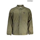 Vans Green Nylon Men Jacket - Réversible et Étanche
