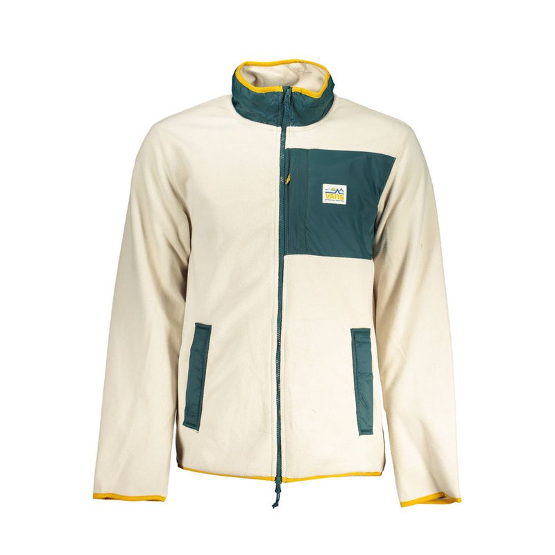 Vans Beige Polyester Men Sweater - Comfort & Style