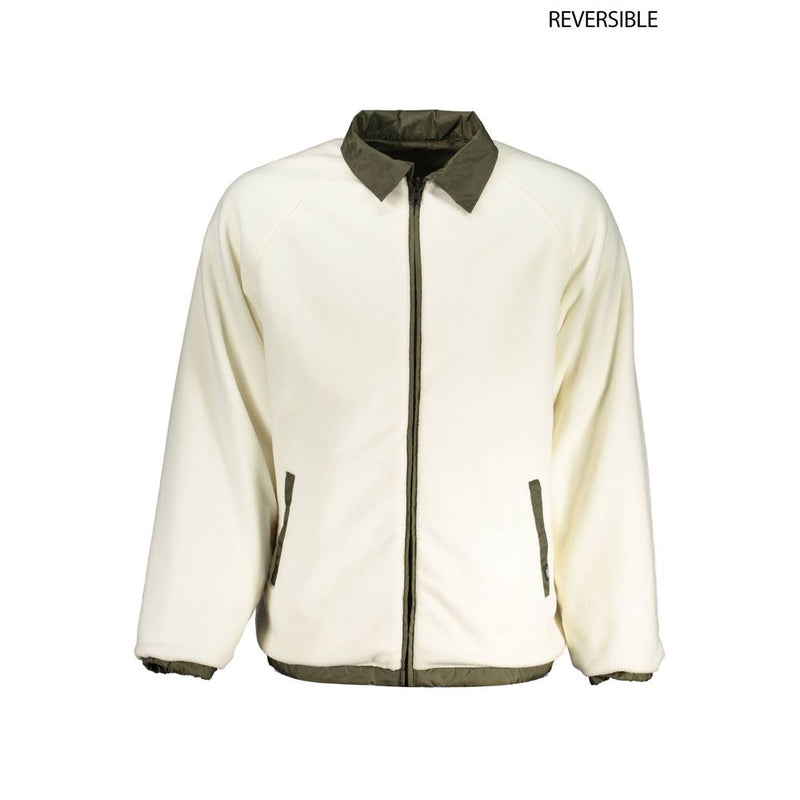 Vans Green Nylon Men Jacket - Réversible et Étanche