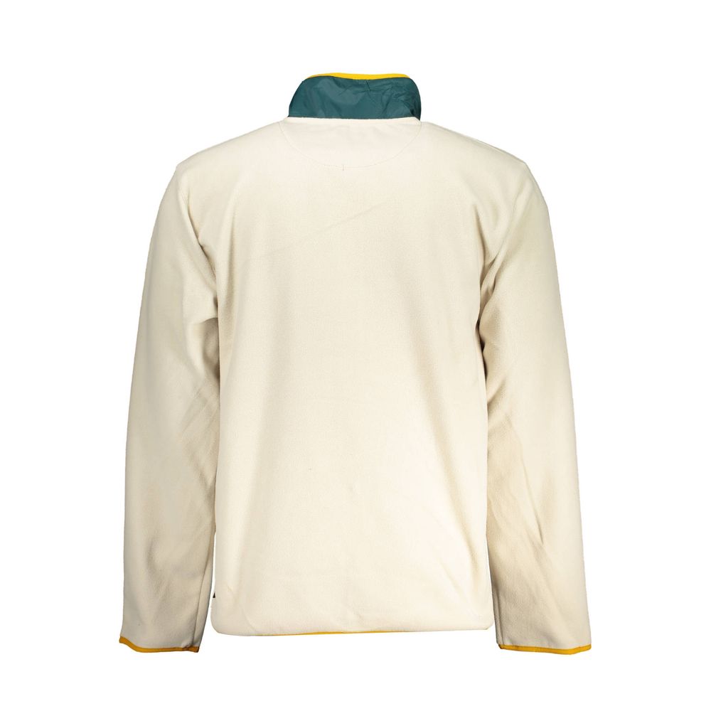 Vans Beige Polyester Men Sweater - Comfort & Style