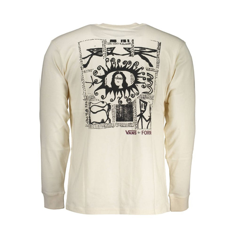 T-Shirt en Coton Blanc Vans - Manches Longues