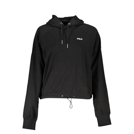 Fila Zwarte Katoenen Dames Trui