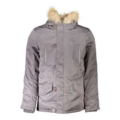 2 Vestes et manteaux spéciaux en polyester gris