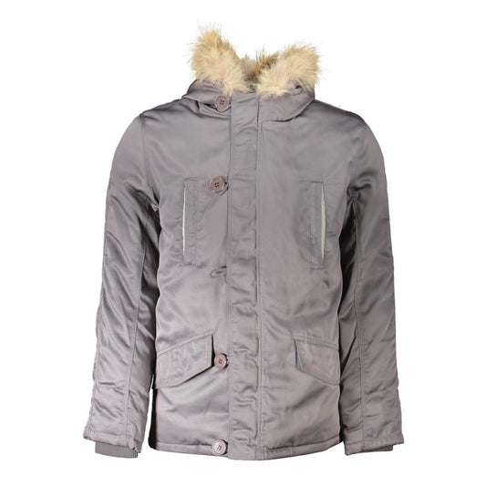 2 Vestes et manteaux spéciaux en polyester gris