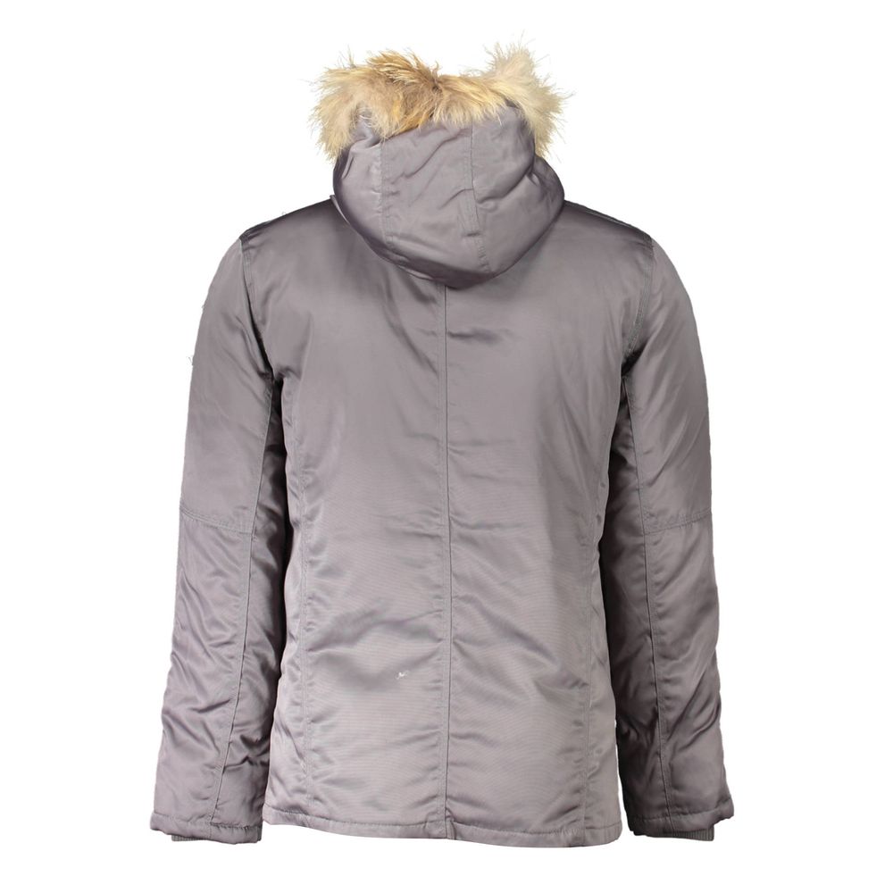 2 Vestes et manteaux spéciaux en polyester gris