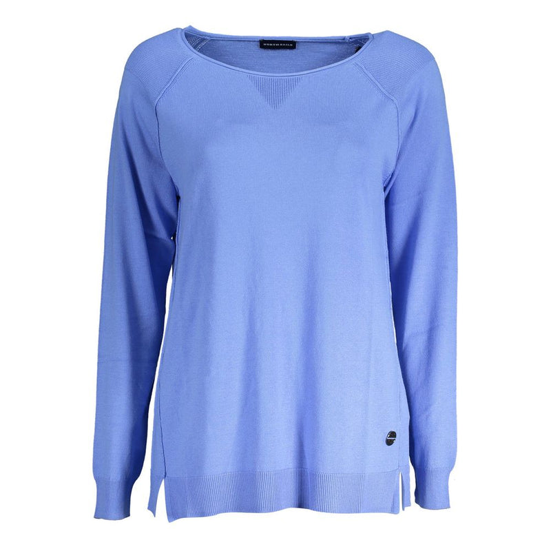 North Sails Blue Cotton Sweater - Sustainable Fashion