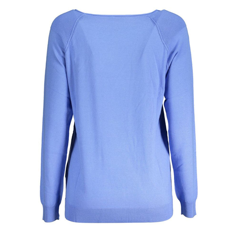 North Sails Blue Cotton Sweater - Sustainable Fashion