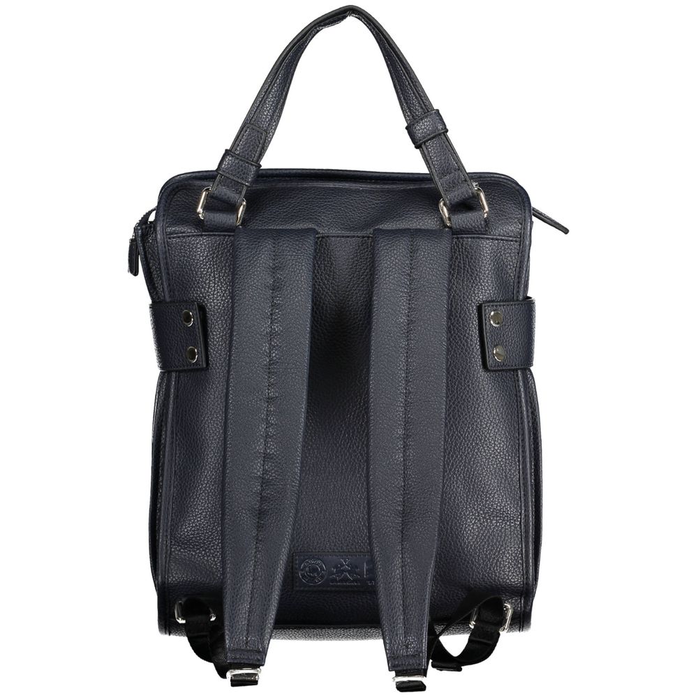 Sac à dos en polyéthylène bleu La Martina - Élégant et pratique