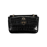 La Martina Black Polyethylene Handbag - Stylish & Functional