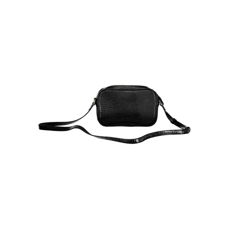 La Martina Black Polyethylene Handbag - Chic & Durable