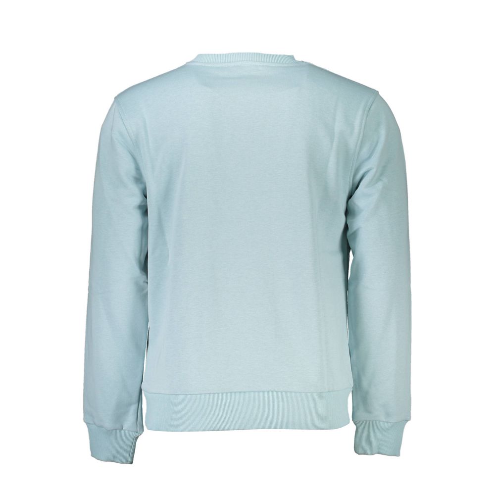 Pull en coton bleu Cavalli Class pour homme