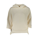 North Sails Women's White Cotton Hooded Sweater - Sustainable Style