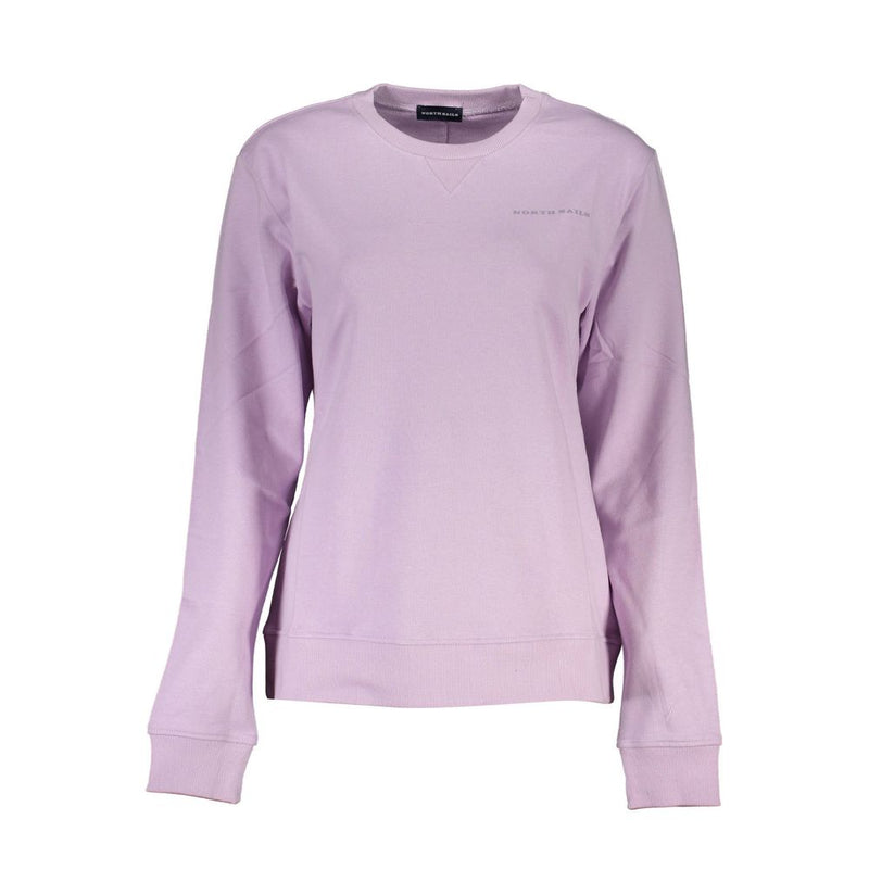 North Sails Purple Cotton Women Sweater - Eco-Friendly Fashion