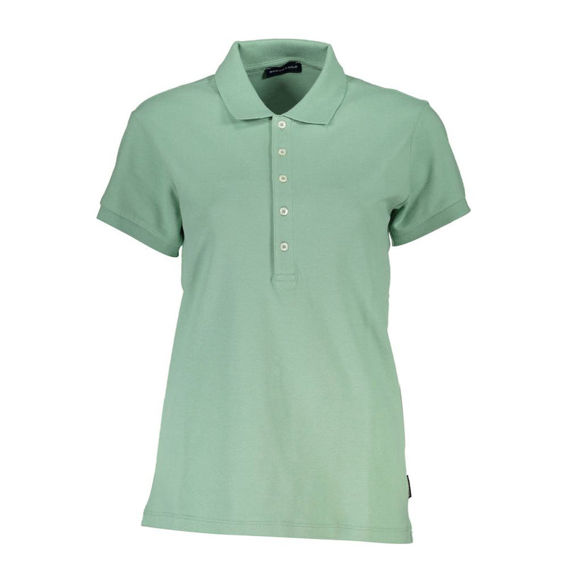 North Sails Green Cotton Polo Shirt for Women - Eco-Friendly Style