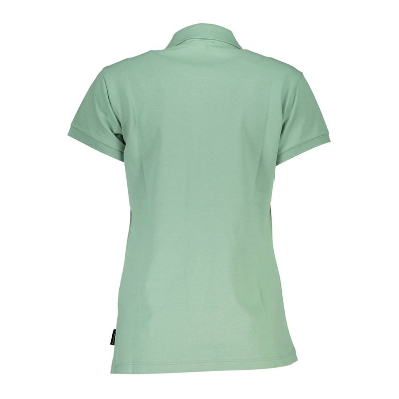 North Sails Green Cotton Polo Shirt for Women - Eco-Friendly Style