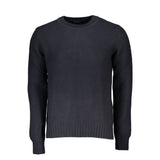 North Sails Blue Cotton Sweater - Long Sleeved Crew Neck