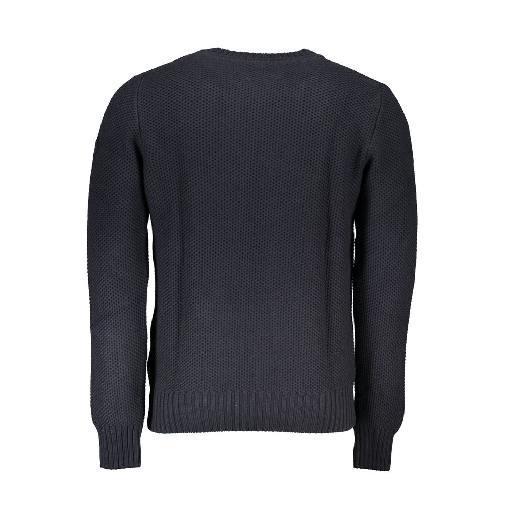 North Sails Blue Cotton Sweater - Long Sleeved Crew Neck