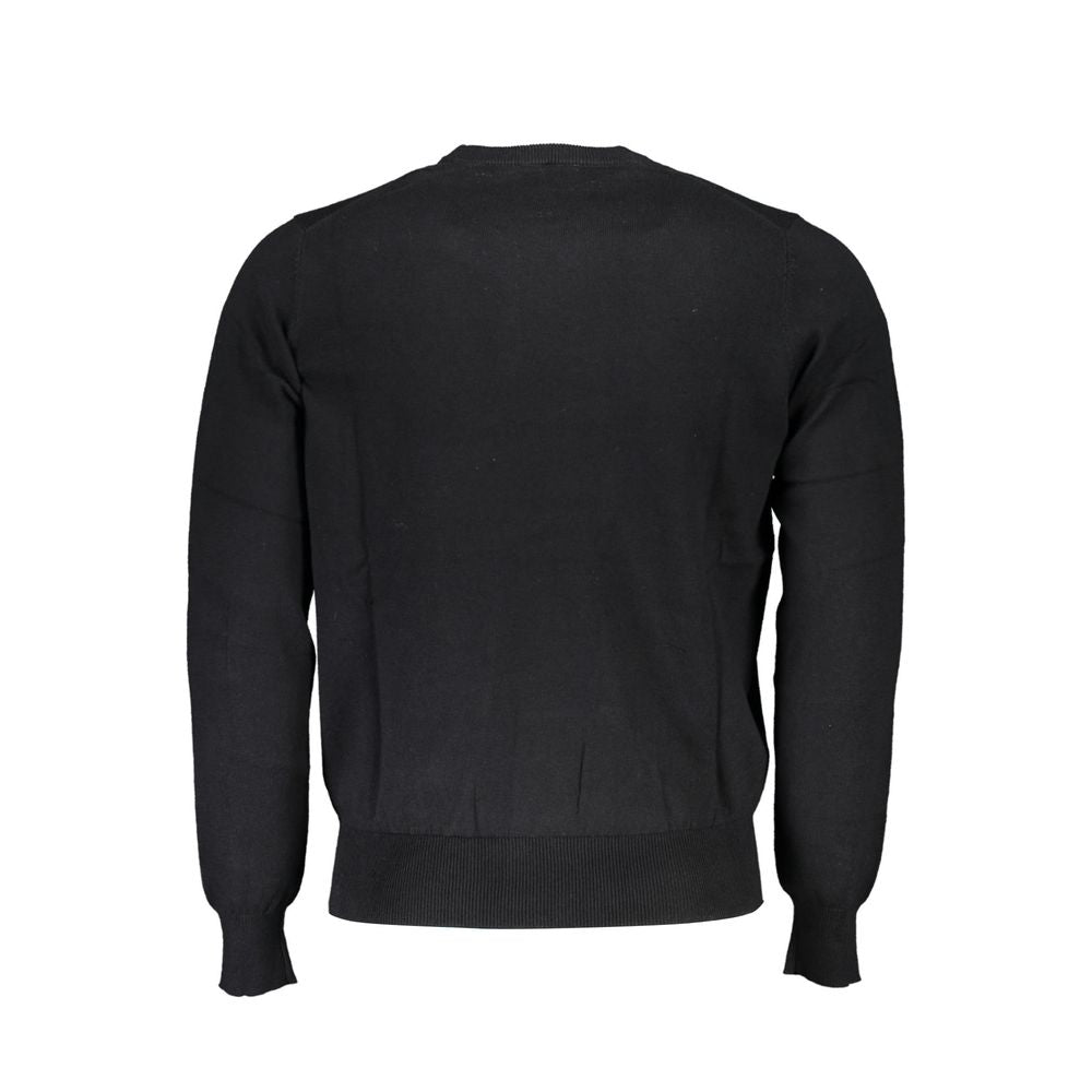 North Sails Black Fabric Sweater - Sustainable Style