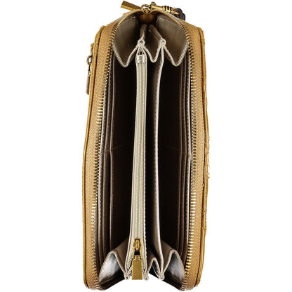 Portefeuille Guess Jeans en polyéthylène jaune