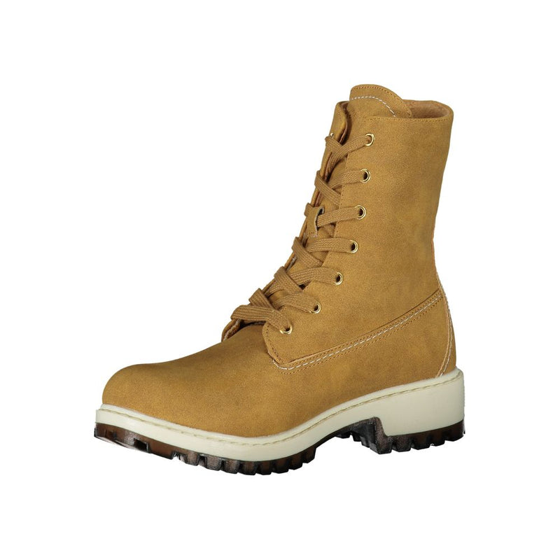 U.S. POLO ASSN. Brown Polyester Women Boot - Lace-Up Style