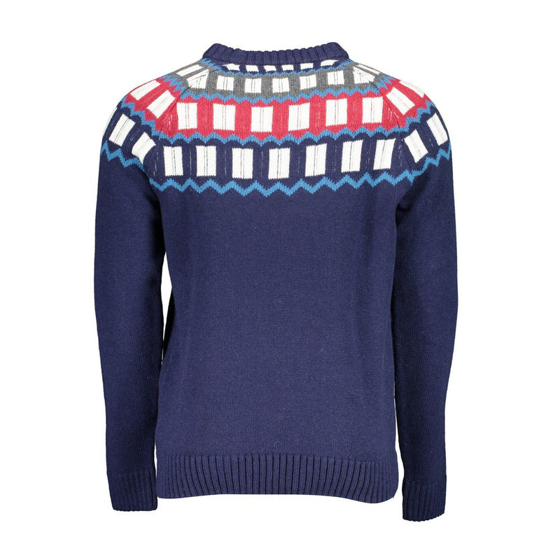 Gant blauwe wollen trui