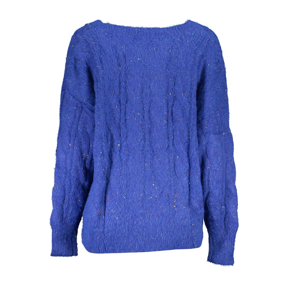 Desigual Blue Polyester Sweater - Élégance et Confort
